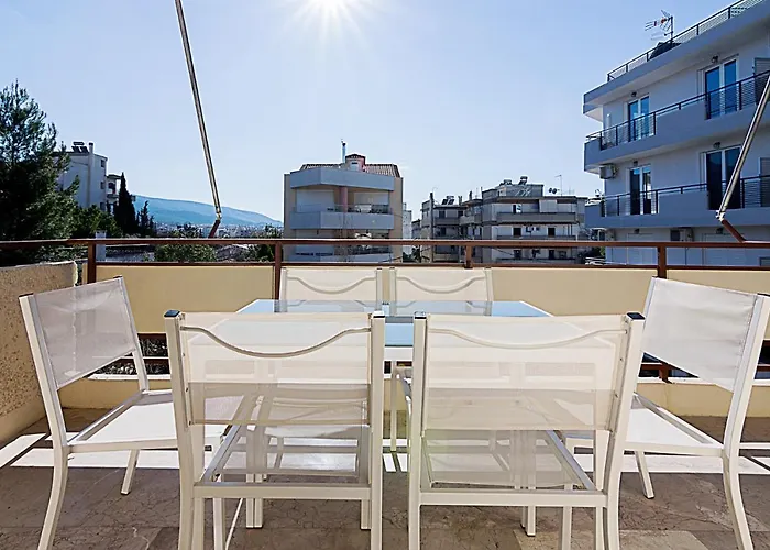 Two Bedroom In Chalandri With Balcony